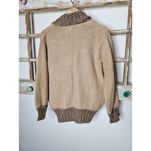 Vintage La Squadra Italian Made Button Up Cardigan Men's size Large - Picture 6 of 10